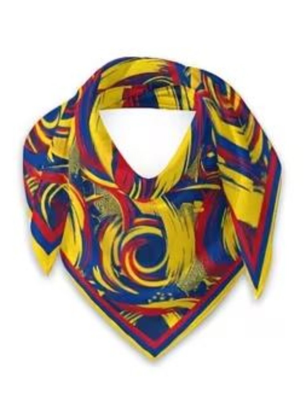 ABSTRACT ART SCARF - Picture 3 of 4